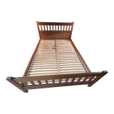Wooden bed frame and slatted base HABITAT 140*190