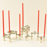 9 candlesticks and a Nagel Cup