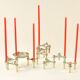 9 candlesticks and a Nagel Cup