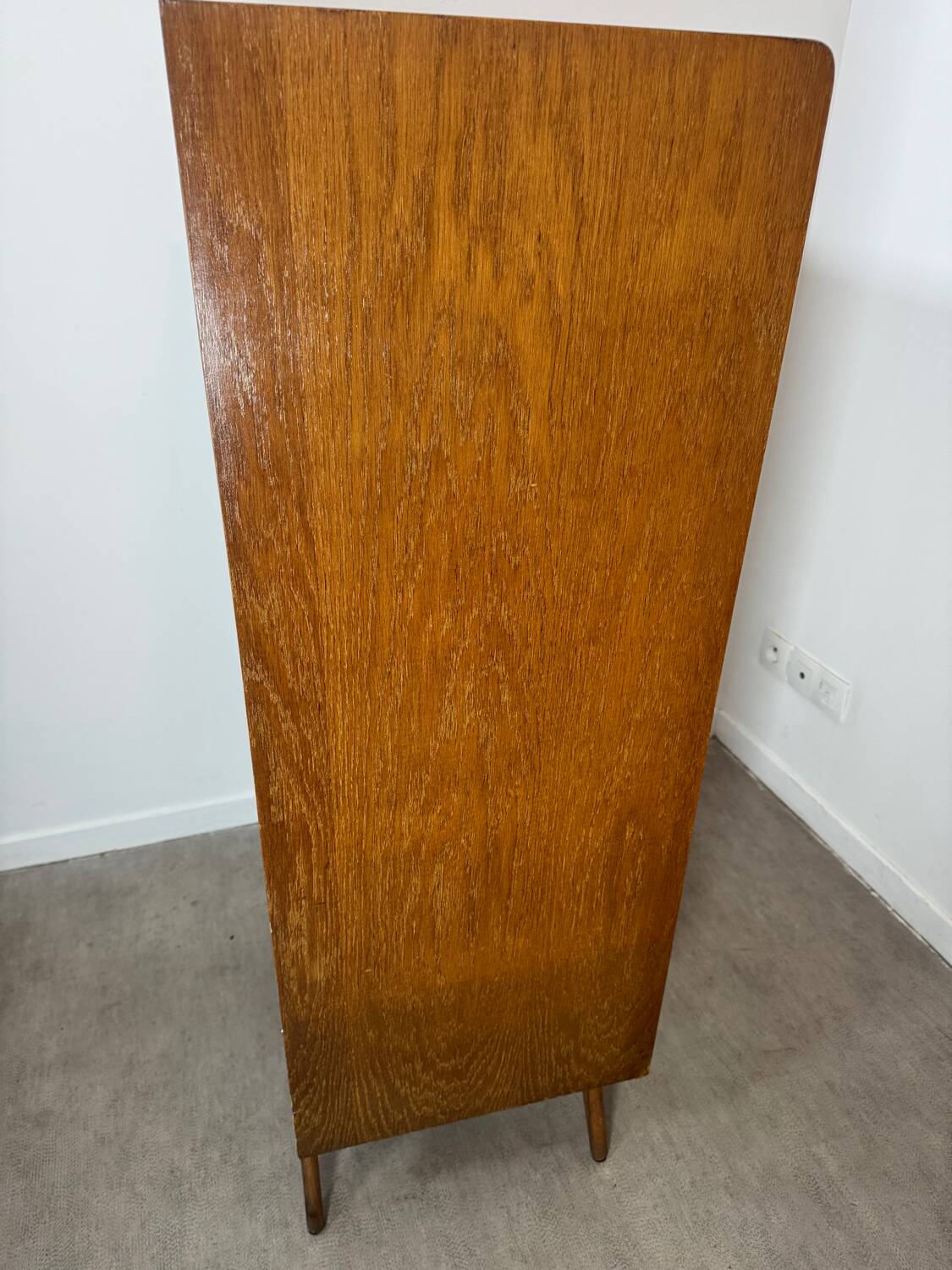 Vintage rattan chest of drawers