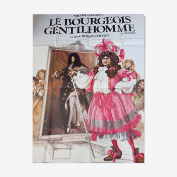 Affiche le bourgeois gentilhomme