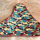 Old empty pocket Longwy mosaic model decoration by Maurice-Paul Chevallier