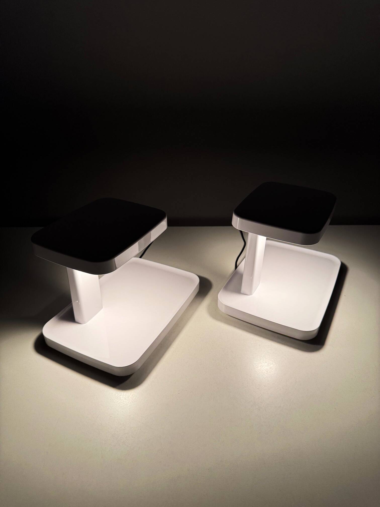 Pair of Piani Table Lamps by Ronan & Erwan Bouroullec for Flos, Italy