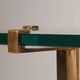 Peter Ghyczy T18 side tables, 1970s design polished brass (40x40x52)
