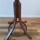 Coat rack on parrot stand, Thonet Baumann style, turned wood, 1950s