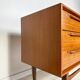 Buffet latéral vintage en teck des années 1960 par Heinrich Riestenpatt pour RT Möbel