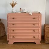 Vintage dresser pink blush
