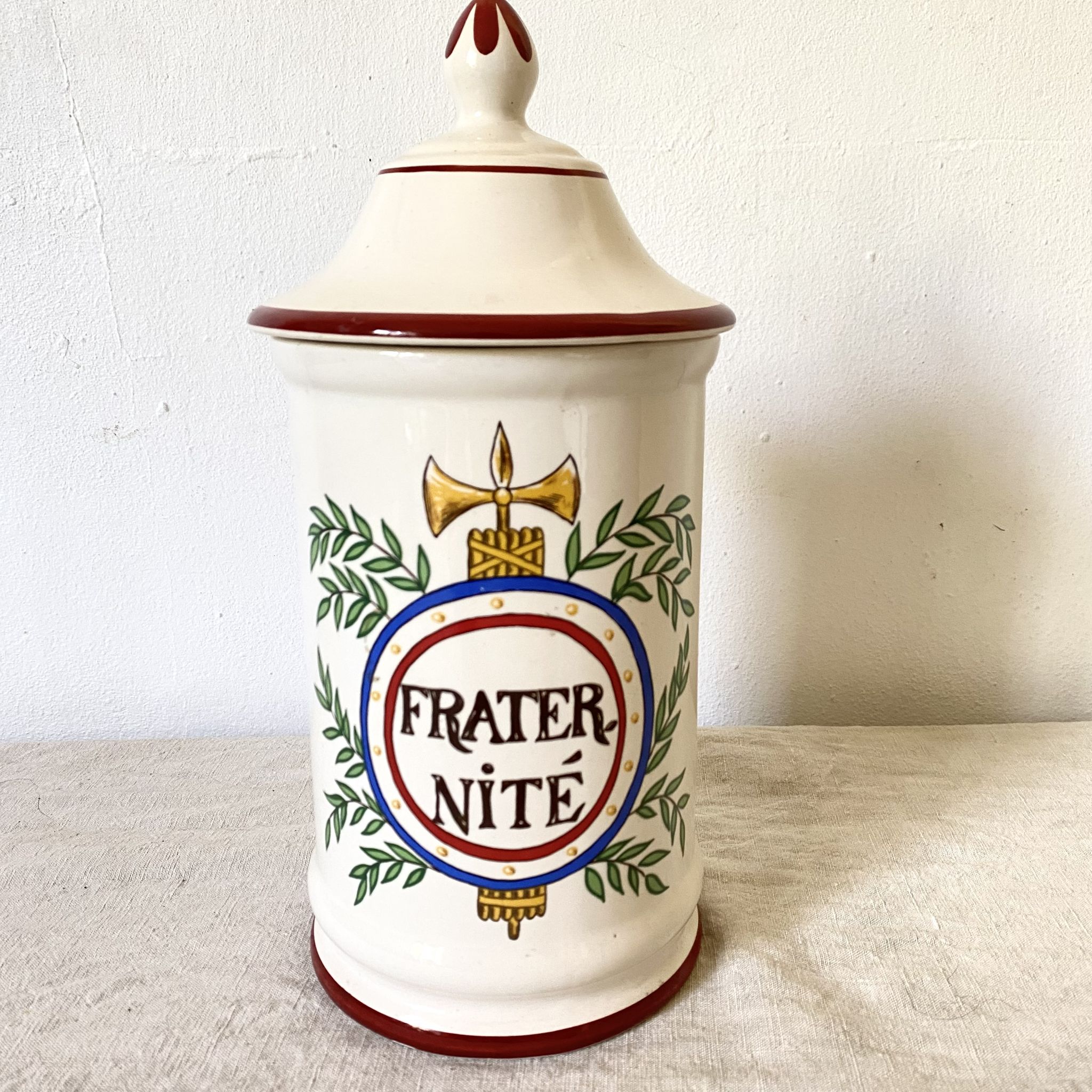 Apothecary Pot St Clement anniversary edition of the French Revolution