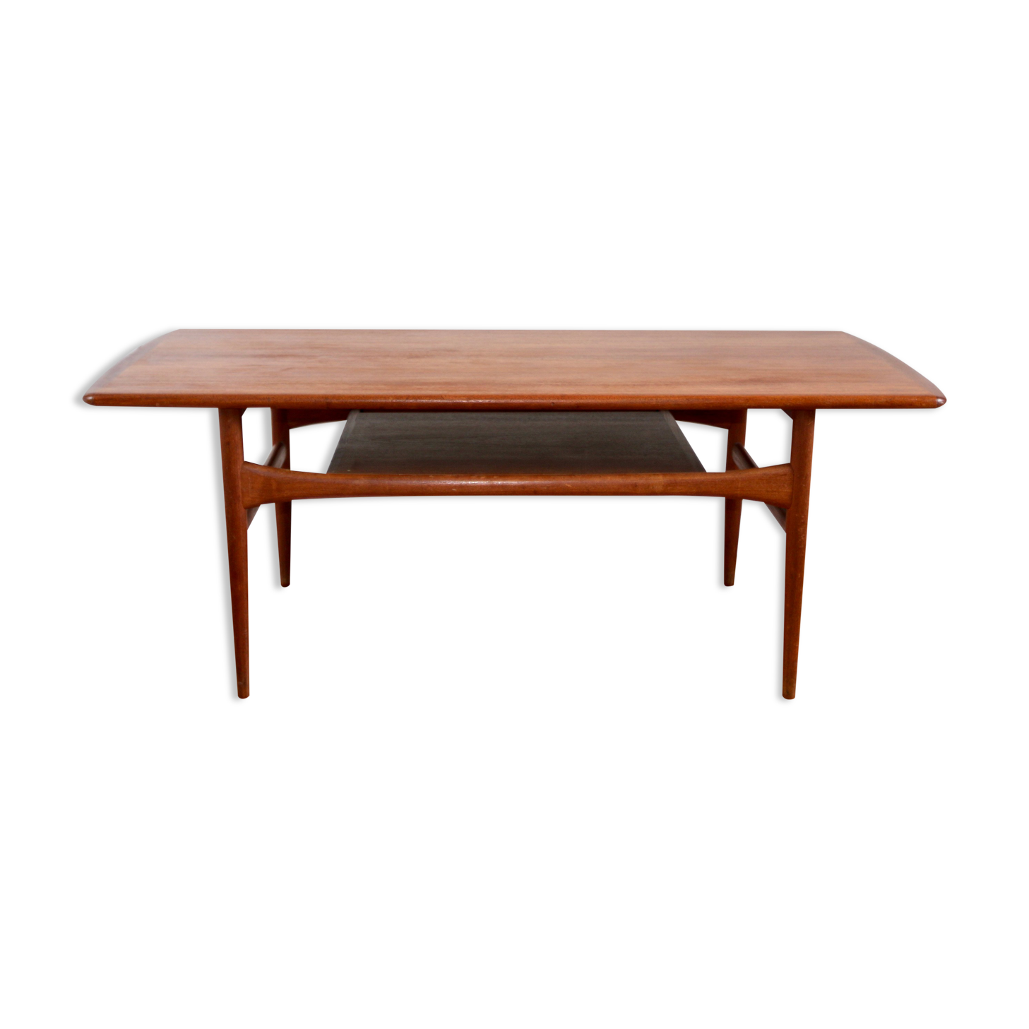 Scandinavian teak coffee table Arrebo Mobler 1960