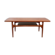Scandinavian teak coffee table Arrebo Mobler 1960