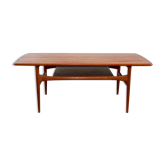 Scandinavian teak coffee table Arrebo Mobler 1960