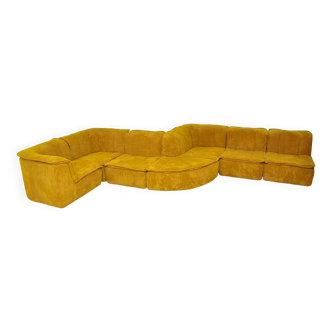 Corduroy modular sofa 1970s