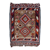 Handmade antique Persian Ardabil kilim rug 137 x 198 cm, 1930s
