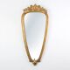 20th Century Louis XV style mirror “VM Belgium” in gilt wood