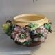 Large cache pot in earthenware, Art Nouveau.