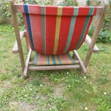 Vintage deckchair
