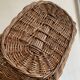 Panier osier ovale