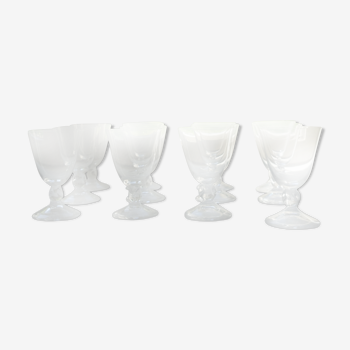 Verres cristal de Daum Orval