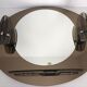 Lupi Crystal Luxor Mirror with 2 integrated wall lights and shelf