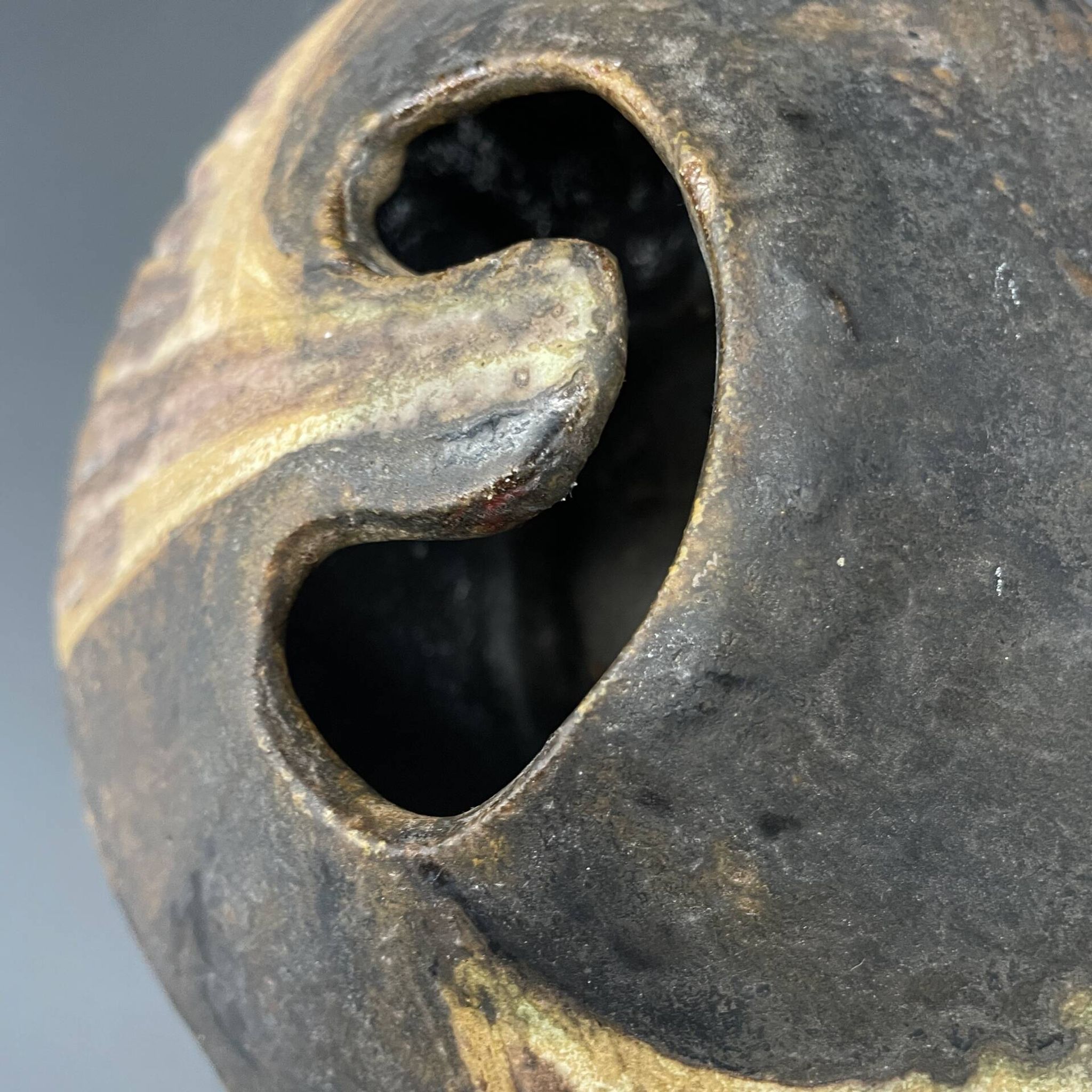 Vase sculptural en céramique Helmut Schäffenacker V27, Allemagne