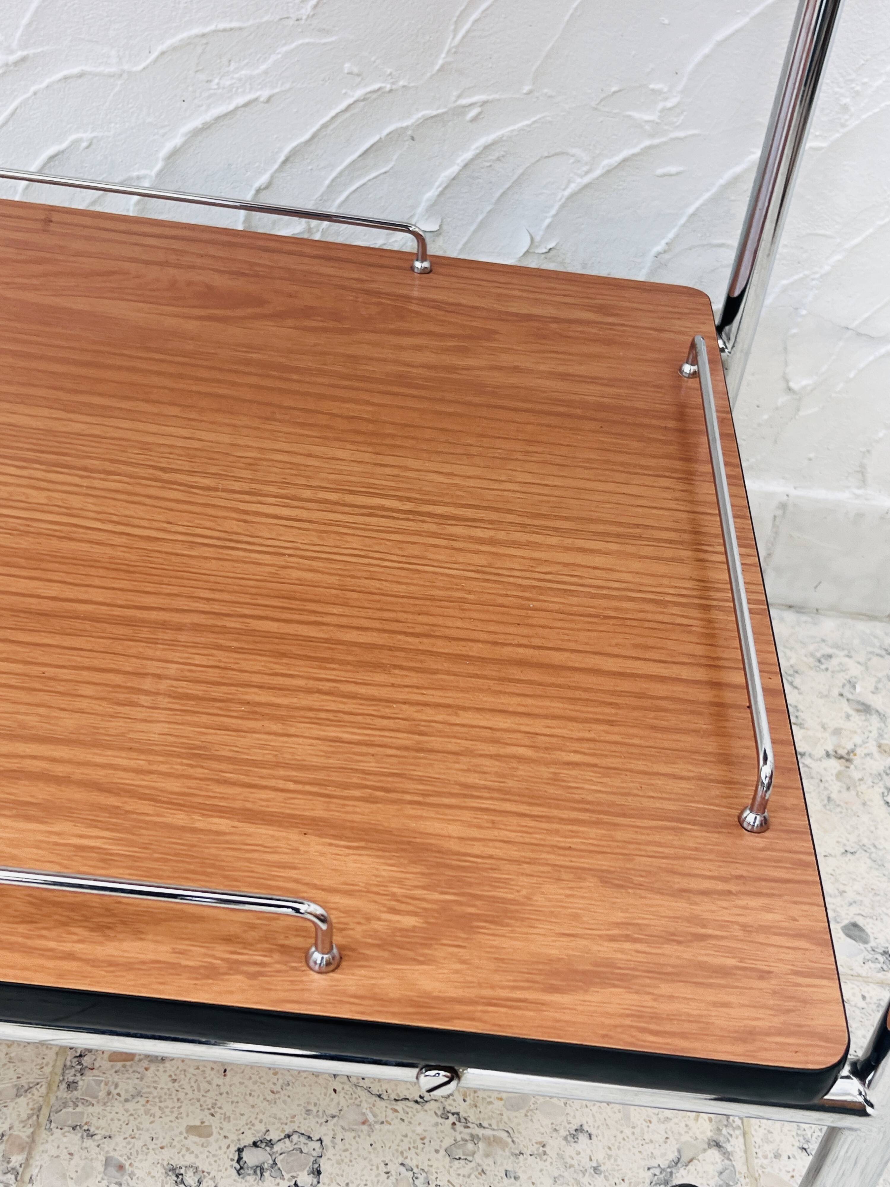 Italian design serving cart