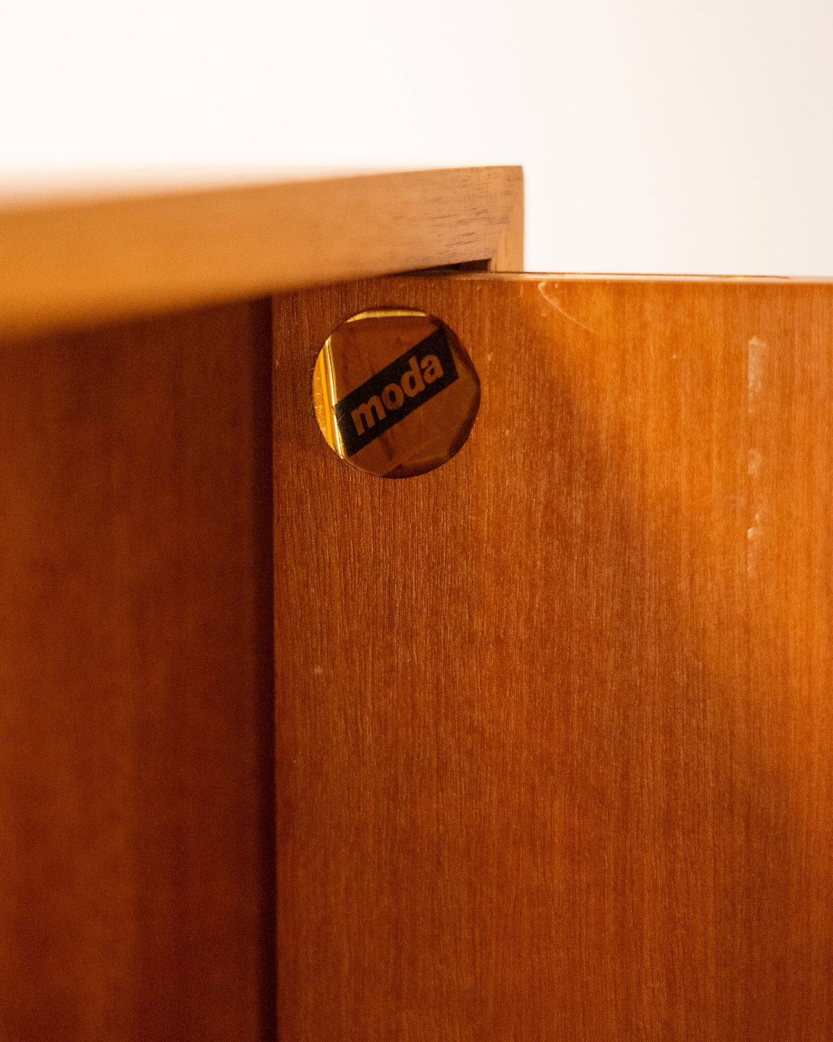 Mid-Century Modern Teak and Oak Buffet from Moda Möbel, 1960