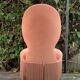 Fauteuil crapaud capitonné rose vintage