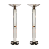 Paire de lampadaires art-déco