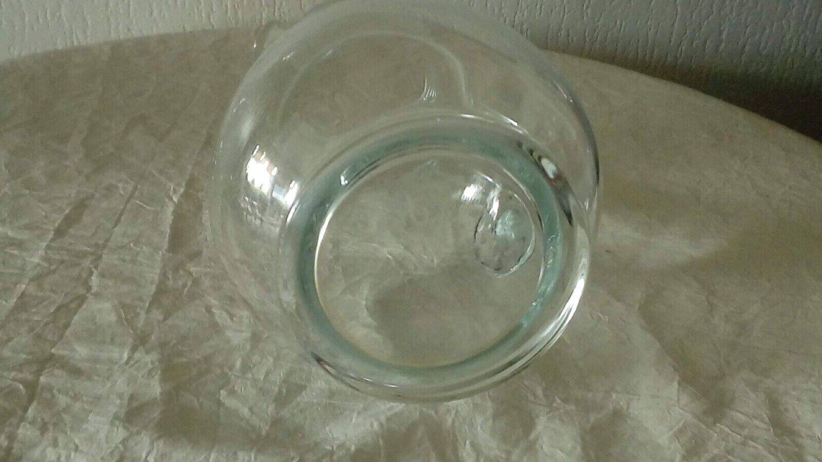 Carafe pichet en cristal decor grave
