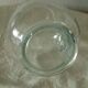 Carafe pichet en cristal decor grave