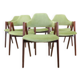 Ensemble de 6 chaises Compass par Kai Kristiansen, années 1960