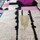 Berber rug in natural wool 2.5 x 1.5 m