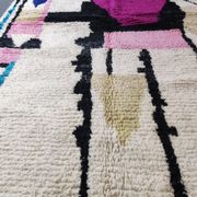Berber rug in natural wool 2.5 x 1.5 m