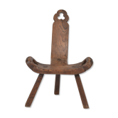 Chaise tripode brutaliste