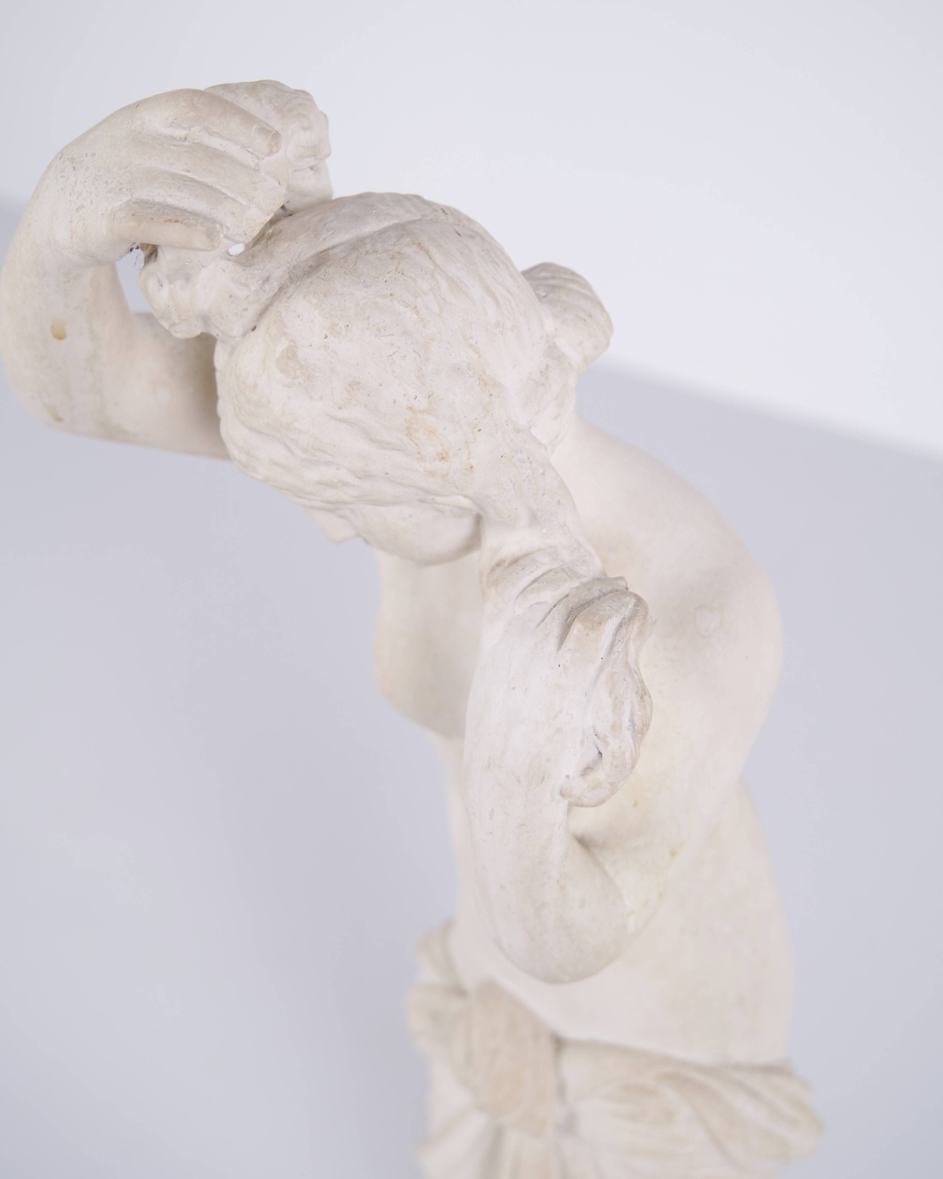 Sculpture – Female figure – Partially undressed – Biscuit porcelain – 1920s – Rare size