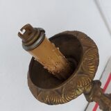 Pied de lampe en laiton