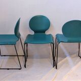 Dining Chairs, Italy, 1970s, Set of 3