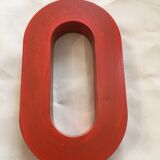 Old letter to sign iron o - 15 cm