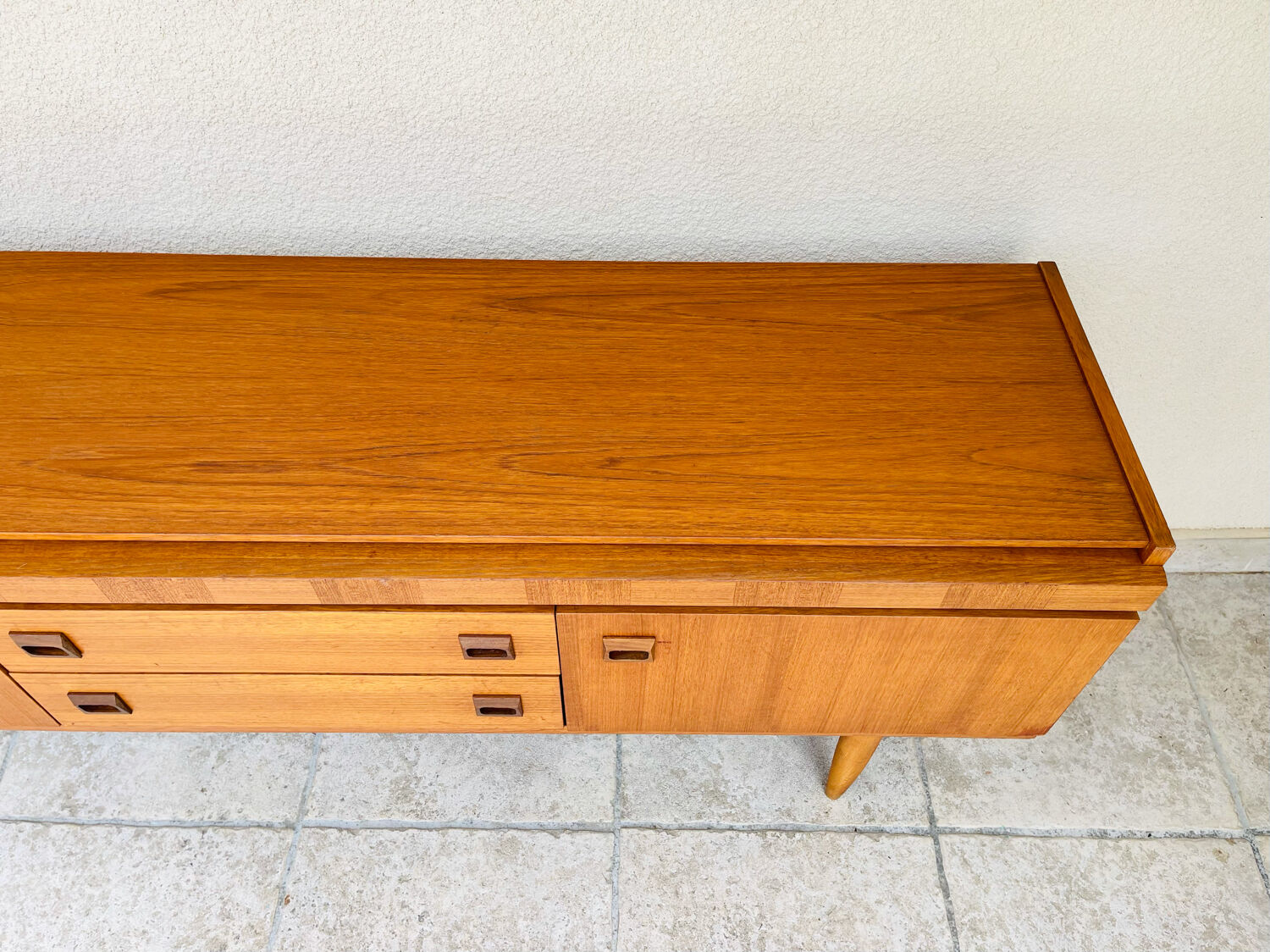 Scandinavian teak row