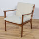PJ112 Lounge Chairs by Ole Wanscher for Poul Jeppesens, 1960s, Set of 2