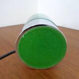 Italian glass and chrome table lamp, 1960s