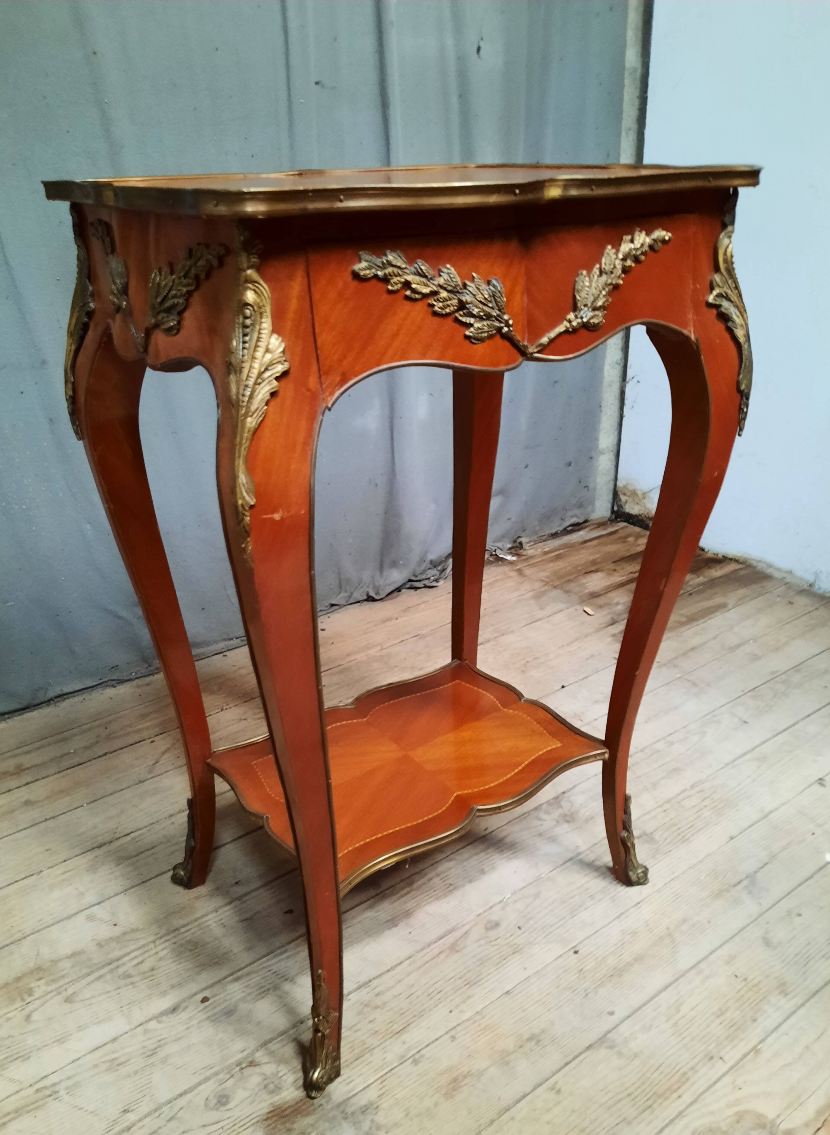 Louis XV style floral center table