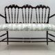 Giuseppe Gaetano Descalzi Mid-Century Modern Italian Chiavari Sofa, 1950s