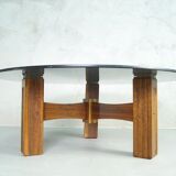 Italian Modern Rosewood Coffee Table, 1960s