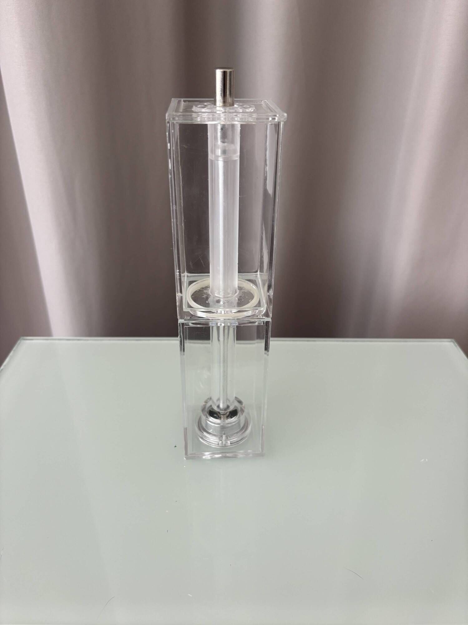 Vintage Dansk Style Acrylic Pepper Mill, Made in Hong Kong, 1970s