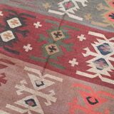 Kilim rug in jute and cotton. 125cm x 195cm