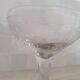Champagne glasses in blown glass and chiseled decoration