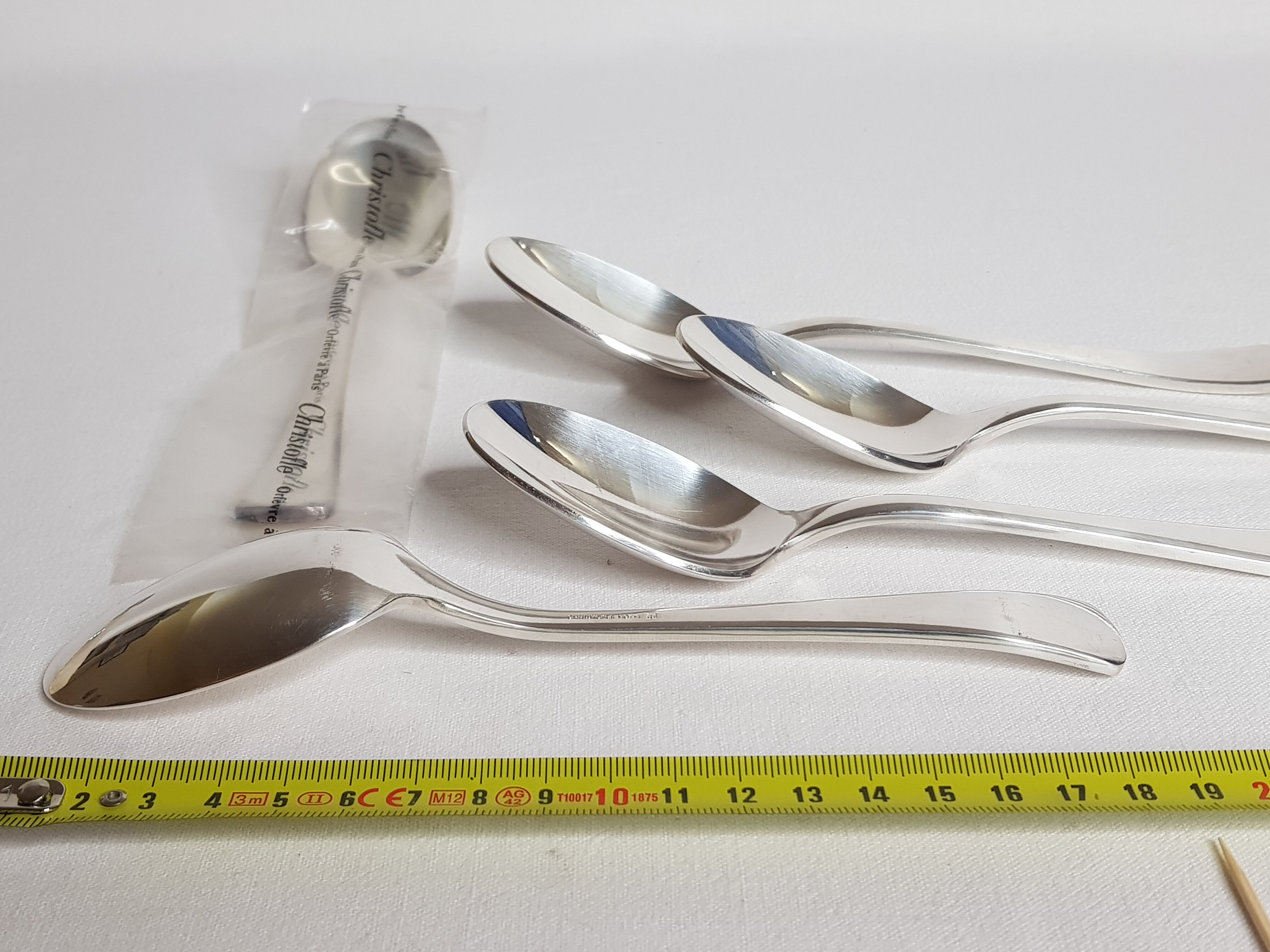 Set of 5 tablespoons "Christofle hotel" , 19 cm