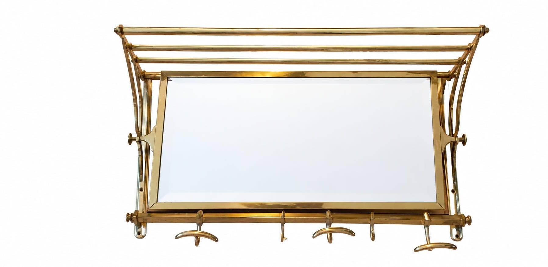 VERY RARE Wall coat rack & hat stand Hotel George V of Paris