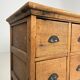 Pharmacy cabinet chest of drawers large oak antiques